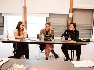 Bennington students participating in a class discussion